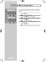 Preview for 20 page of Samsung LE15E31S Owner'S Instructions Manual