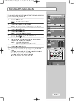 Предварительный просмотр 35 страницы Samsung LE15E31S Owner'S Instructions Manual