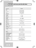 Preview for 52 page of Samsung LE15E31S Owner'S Instructions Manual