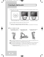 Предварительный просмотр 4 страницы Samsung LE15S51B Connection And Installation Manual