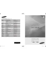 Samsung LE19A650 User Manual preview