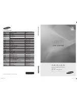 Samsung LE19C450 User Manual preview