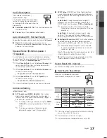 Preview for 17 page of Samsung LE19C450 User Manual