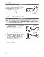 Предварительный просмотр 34 страницы Samsung LE19C450E User Manual