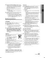 Предварительный просмотр 136 страницы Samsung LE19C450E User Manual