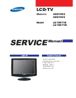 Samsung LE19R71B Service Manual предпросмотр