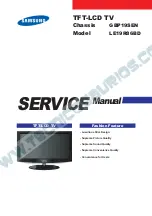 Samsung LE19R86BD Service Manual preview