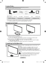 Предварительный просмотр 4 страницы Samsung LE22A454 Manual