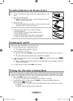 Предварительный просмотр 9 страницы Samsung LE22A454 Manual