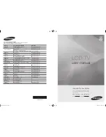 Samsung LE22A455 User Manual preview