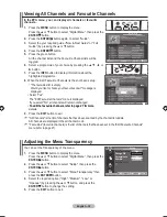 Предварительный просмотр 34 страницы Samsung LE22A455C1D User Manual