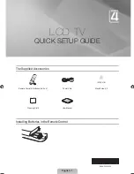 Preview for 2 page of Samsung LE22B470C9M Quick Setup Manual