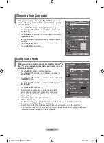 Preview for 29 page of Samsung LE22S8 Owner'S Instructions Manual