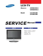 Предварительный просмотр 1 страницы Samsung LE23R32B Service Manual