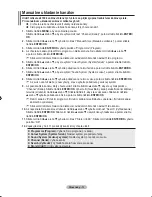 Предварительный просмотр 406 страницы Samsung LE23R8 Owner'S Instructions Manual