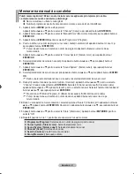 Предварительный просмотр 462 страницы Samsung LE23R8 Owner'S Instructions Manual