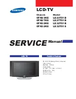 Предварительный просмотр 1 страницы Samsung LE23T51B Service Manual