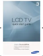 Preview for 1 page of Samsung LE26A336J1D Quick Start Manual