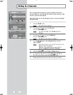 Предварительный просмотр 22 страницы Samsung LE26A41B Owner'S Instructions Manual