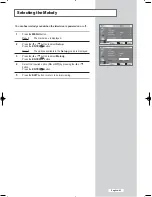 Предварительный просмотр 47 страницы Samsung LE26A41B Owner'S Instructions Manual