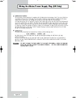 Предварительный просмотр 64 страницы Samsung LE26A41B Owner'S Instructions Manual