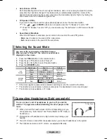 Предварительный просмотр 25 страницы Samsung LE26A450 User Manual