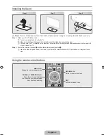 Preview for 3 page of Samsung LE26B460B2W Quick Setup Manual