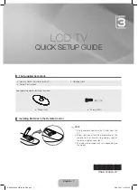 Samsung LE26C350D1W Quick Setup Manual preview