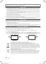 Preview for 2 page of Samsung LE26C350D1W User Manual