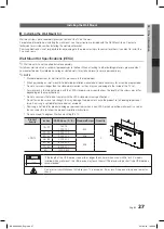 Предварительный просмотр 27 страницы Samsung LE26C355 User Manual