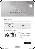 Samsung LE26C450E1W Quick Setup Manual preview