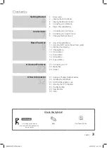 Preview for 3 page of Samsung LE26C450E1W User Manual