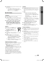 Preview for 19 page of Samsung LE26C450E1W User Manual