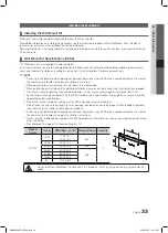 Preview for 33 page of Samsung LE26C450E1W User Manual