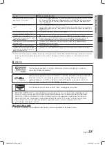 Preview for 37 page of Samsung LE26C450E1W User Manual