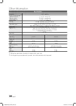 Preview for 38 page of Samsung LE26C450E1W User Manual