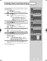 Предварительный просмотр 47 страницы Samsung LE26R4 Owner'S Instructions Manual