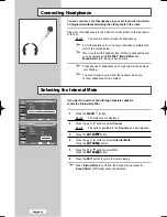 Предварительный просмотр 42 страницы Samsung LE26R41BD Owner'S Instructions Manual