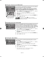 Предварительный просмотр 18 страницы Samsung LE26R71B Owner'S Instructions Manual