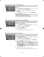 Предварительный просмотр 19 страницы Samsung LE26R71B Owner'S Instructions Manual