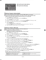 Предварительный просмотр 10 страницы Samsung LE26R73BD Owner'S Instructions Manual