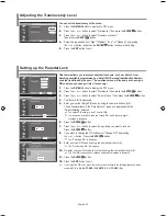 Предварительный просмотр 27 страницы Samsung LE26R73BD Owner'S Instructions Manual