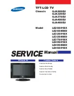 Предварительный просмотр 1 страницы Samsung LE26S81BX Service Manual