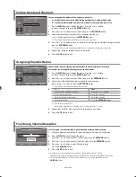 Preview for 12 page of Samsung LE27S73BD Owner'S Instructions Manual