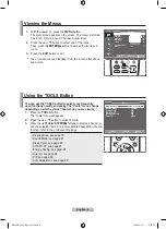 Предварительный просмотр 10 страницы Samsung LE32A330J1 User Manual