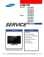 Samsung LE32A55*P Service Manual предпросмотр