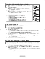 Предварительный просмотр 9 страницы Samsung LE32A550 User Manual