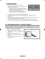 Предварительный просмотр 414 страницы Samsung LE32A550 User Manual