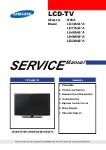 Предварительный просмотр 1 страницы Samsung LE32A65 A Series Service Manual