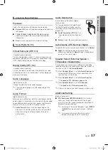 Preview for 17 page of Samsung LE32C530 User Manual